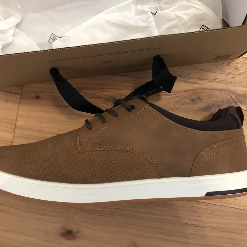 Men's Casual Lace-Up Sneakers - Brown